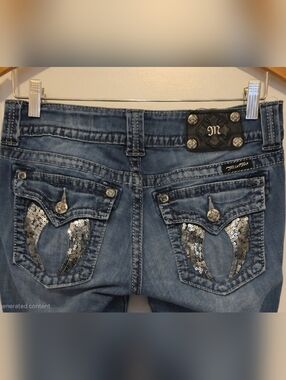 Miss Me Angel Wings Style JP5082520 Skinny Jeans Size 28